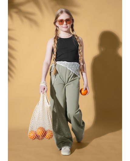 CLE Брюки дев. 867428/17зз, хаки