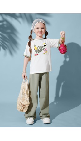 CLE Брюки дев. 867431/17зз, хаки