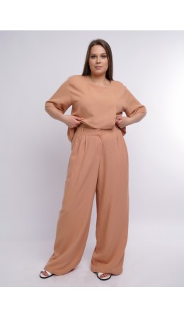CLE Брюки жен. 222716/83лв_п, св.коричневый
