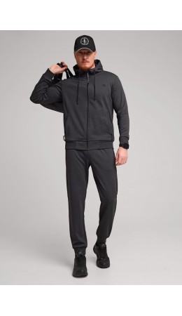 CLE Брюки муж. 662105зэ, чёрный/т.серый