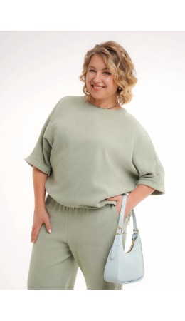 CLE Джемпер жен. 267144/197вс, св.зелёный