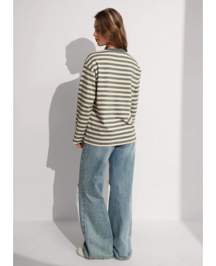 CLE Джемпер жен. 367105кпн, св.бежевый/хаки