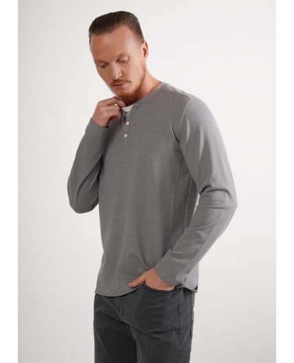 CLE Джемпер муж. 562656/04кжн maxi(макси), серый/белый