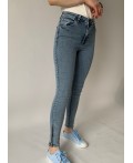 CLE Джинсы жен. 203550рт Slim 26-31, голубой