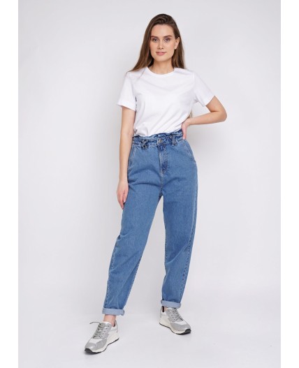 CLE Джинсы жен. 213606ру Baloon 42-50, св.синий
