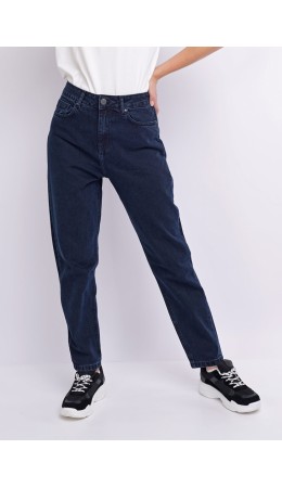 CLE Джинсы жен.113640ру MOM 42-50 (Узбекистан), т.синий