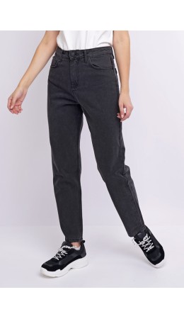 CLE Джинсы жен.113640ру MOM 42-50 (Узбекистан), т.серый