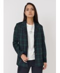 CLE Жакет жен. 136363/124ввэ, зелёный/чёрный