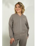 CLE Куртка жен. 267172/203зз_п, кофейный