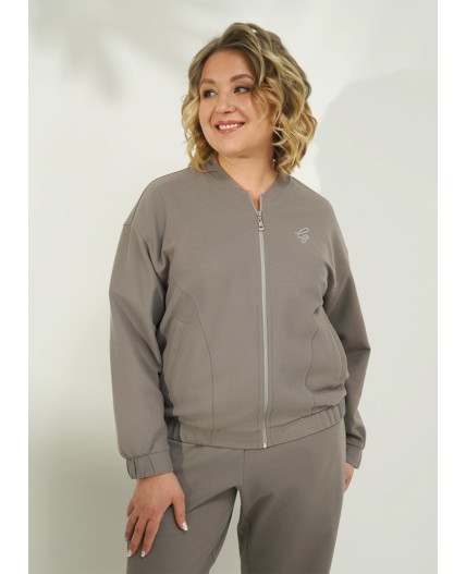 CLE Куртка жен. 267172/203зз_п, кофейный