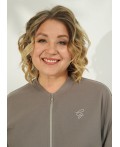CLE Куртка жен. 267172/203зз_п, кофейный