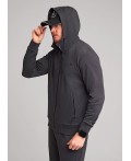 CLE Куртка муж. 662108зэ maxi(макси), чёрный/т.серый