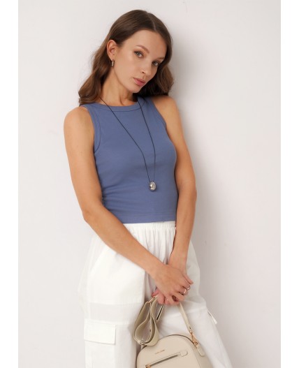 CLE Майка жен. 266966ш, т.голубой