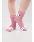 CLE Носки дет.В1001 20-22,22 маркет дев, розовый