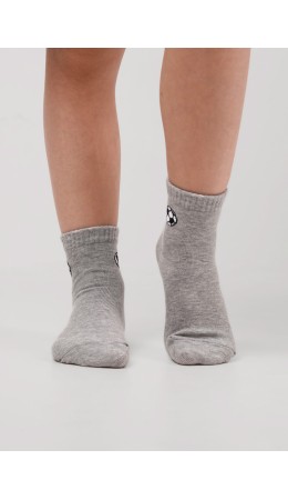 CLE Носки дет.В1012 12-14,14-16 маркет мал, меланж серый