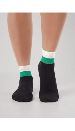 CLE Носки дет.В1013 16-18,18-20 маркет мал, чёрный