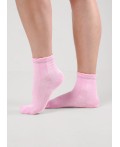 CLE Носки дет.С1632 24 сетка дев, розовый
