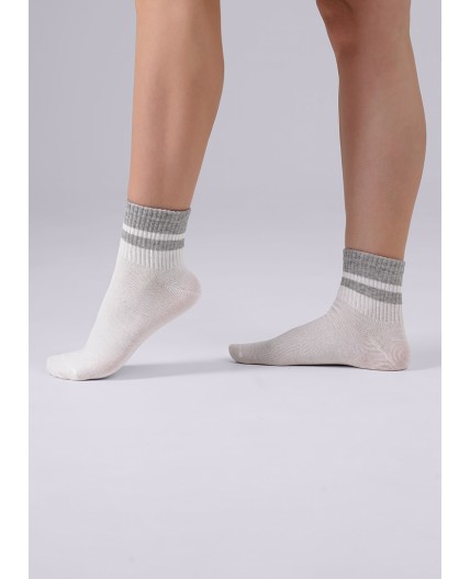 CLE Носки жен.L2000 маркет хл+эл, белый