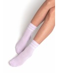 CLE Носки жен.L3001 маркет хл+эл, св.фиолетовый