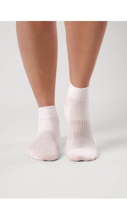 CLE Носки жен.S244 база сетка, белый