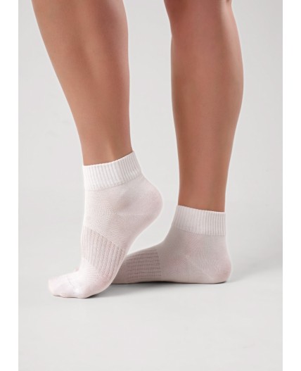 CLE Носки жен.S244 база сетка, белый