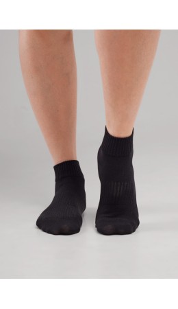 CLE Носки жен.S244 база сетка, чёрный