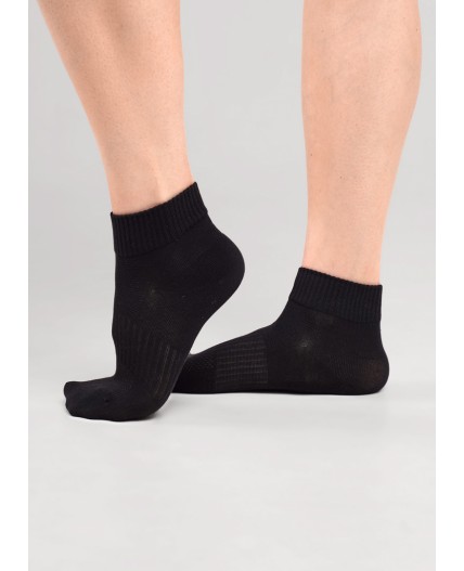 CLE Носки жен.S244 база сетка, чёрный