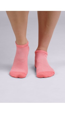 CLE Носки жен.Д203 хл+эл ук се, розовый