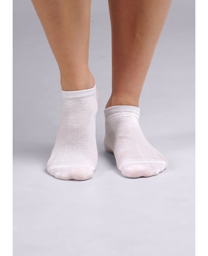 CLE Носки жен.Д203 хл+эл ук се, белый
