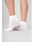 CLE Носки жен.Д5600 дизайн база укороч, белый