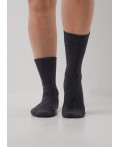 CLE Носки жен.Д681Х зима дизайн, чёрный