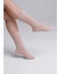 CLE Носки жен.Д952С синель дизайн, бежевый