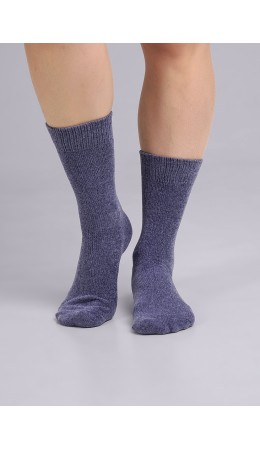 CLE Носки жен.Д952С синель дизайн, серый