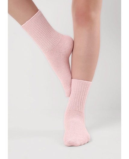 CLE Носки жен.Д969Т травка дизайн, св.розовый