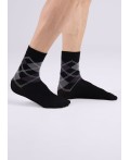 CLE Носки муж.M1002 маркет хл+эл, чёрный
