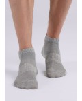 CLE Носки муж.M2000 маркет сетка, меланж серый