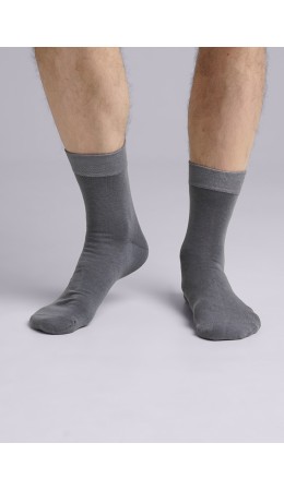 CLE Носки муж.К004Л база хл+эл, серый