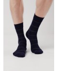 CLE Носки муж.К6500Л дизайн база хл+эл, т.синий