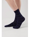 CLE Носки муж.К6500Л дизайн база хл+эл, т.синий