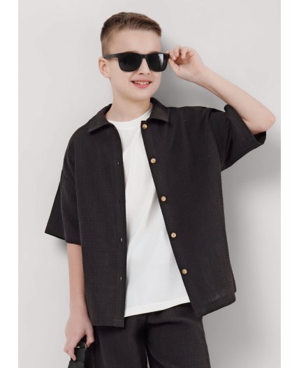 CLE Сорочка верх.мал. 863311/16муж, чёрный