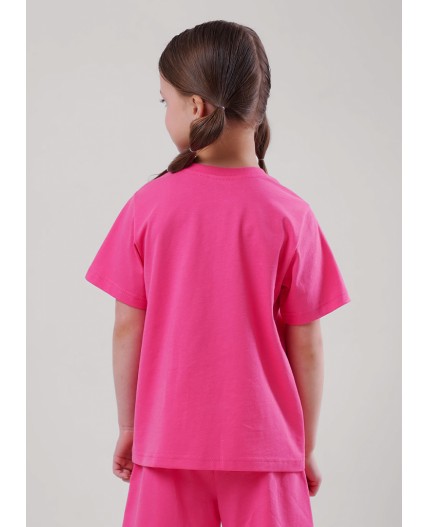 CLE Футболка дев. 867432/17кд_п, т.розовый