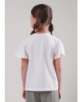 CLE Футболка дев. 867436/17кд_п, молочный