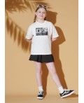 CLE Футболка дев. 867439/17кд_п, молочный