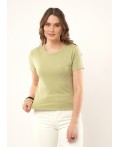 CLE Футболка жен. 267166рп, св.зелёный/хаки