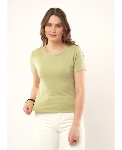 CLE Футболка жен. 267166рп, св.зелёный/хаки