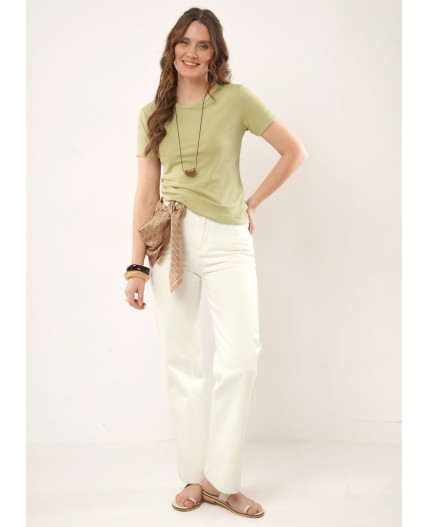 CLE Футболка жен. 267166рп, св.зелёный/хаки