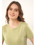 CLE Футболка жен. 267166рп, св.зелёный/хаки