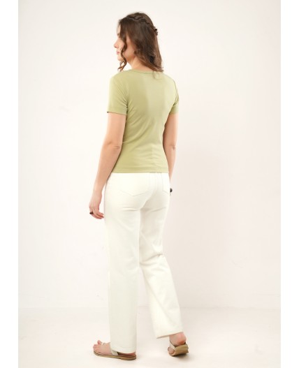 CLE Футболка жен. 267166рп, св.зелёный/хаки