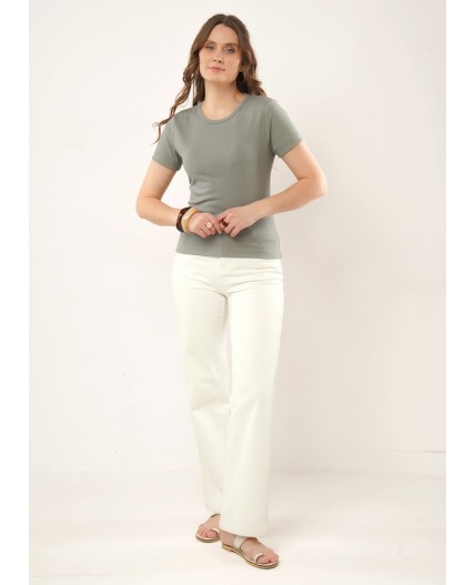 CLE Футболка жен. 267166рп, хаки/т.хаки