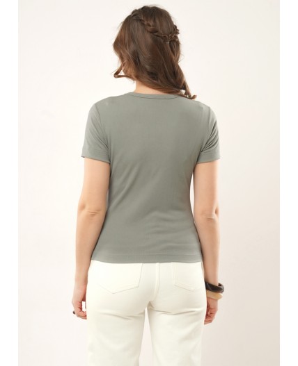 CLE Футболка жен. 267166рп, хаки/т.хаки